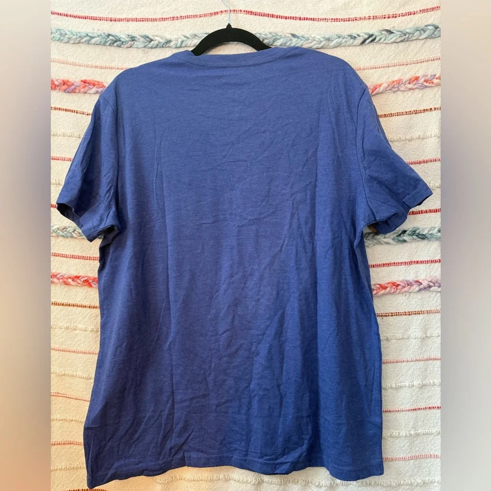 Disney Blue Mickey Mouse Patriotic Adult Tee - Size Large - Picture 3 of 4